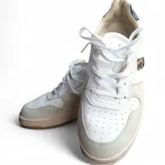 【美品】デイト ナイロン レオパード スニーカー COURT 25.5cmのサムネイル
