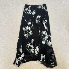 BANANA REPUBLIC フラワープリント ロングスカート S