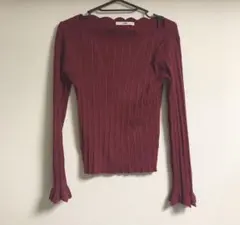 【グレイル】赤ニットMサイズ