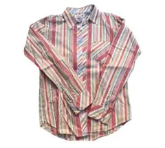 TOMMYマルチストライプシャツMサイズ