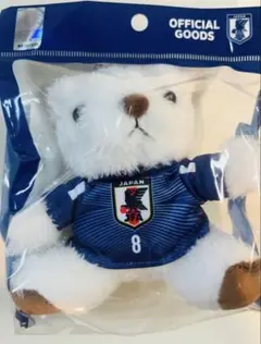 新品未開封 サッカー日本代表ユニフォームベアキーホルダー 8 南野拓実