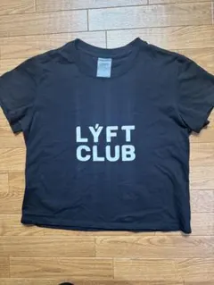 LYFT CLUB クロップド丈 Tシャツ ブラックのサムネイル