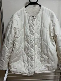 新品ＧＵ　リバーシブルで着用できるキルティングブルゾン
