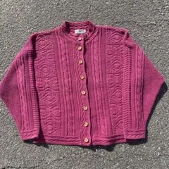 L.L.Bean カーディガン アランニット フィッシャーマンニット ニット
