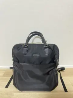 ブラック ナイロン ビジネスリュック