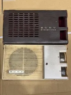 【動作品・高感度】SONY TR-610 6石トランジスタラジオ 黒 ケース付 動作品・高感度】SONY TR-610 6石トランジスタラジオ 黒 ケース付