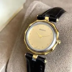 稼働品　RADO ラドー　12角形　ドデカゴン　ゴールド　レディース　腕時計