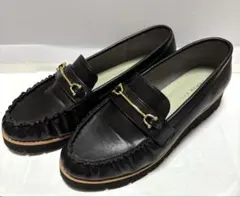 JELLY BEANS 黒 ローファー 24