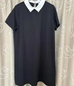 zara 襟付きミニワンピース