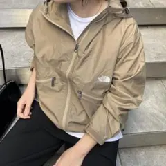 【即購入可】THE NORTH FACE　ショートコンパクトジャケット　カーキ
