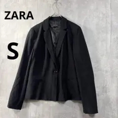 ZARA ザラ　テーラードジャケット　ブラック　スーツ　美品のサムネイル