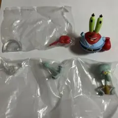 「スポンジ・ボブ ならぶんです。」シリーズのカーニさんとイカルドです　2体セット