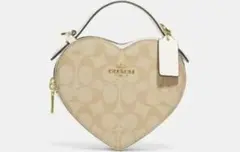 COACHハートクロスボディーバッグ❤️新品　新作