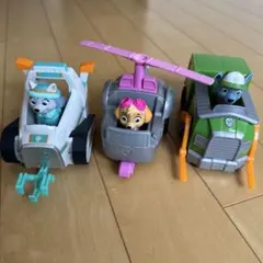 PAW Patrol パウパトロール フィギュア ビークル 3種セット