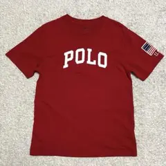 ポロラルフローレン POLO刺繍 星条旗刺繍 半袖Tシャツ 160サイズ キッズ