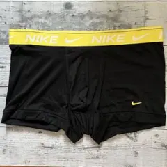 新品 ナイキ NIKE ボクサーパンツ L1枚 黒緑 ドライフィット - メルカリ