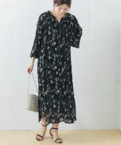 アーバンリサーチロッソ ROSSOヨウリュウフラワーワンピース