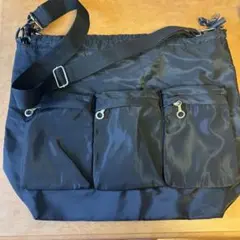 SHEIN ブラックショルダーバッグ