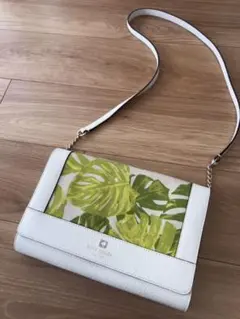 ケイトスペード ボタニカル　ショルダー　バッグ　ホワイト　Kate spade