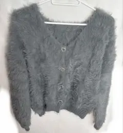 カーディガン グレー 秋冬