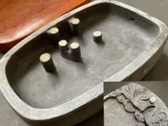 【中国端渓硯】石眼 眼柱 骨董品 中国端渓硯】石眼 眼柱 骨董品 - メルカリ