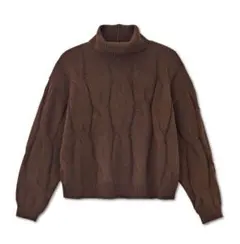 しまむら　タートルネック　ニット