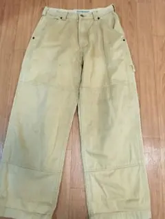 90s USA製 アバクロンビー&フィッチ ダブルニーワークパンツ