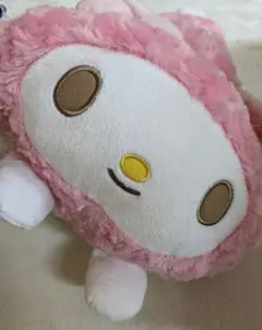 d*7様 マイメロディ　マイメロ　顔つきクッション　座布団　レア　レトロ　希少