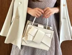 フレイアイディー【ルエル】リボンミドルバッグ