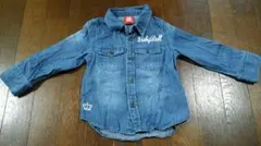 BABYDOLL★デニムシャツ★100