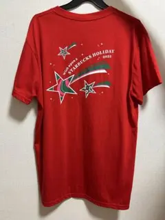 スターバックス ホリデー FY 24 Tシャツ レッド　XLのサムネイル