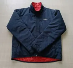 UMBRO ネイビー/レッド スタンドカラー ジャケット