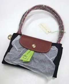 ロンシャン LONGCHAMP 折り畳みトートバッグ ブラック