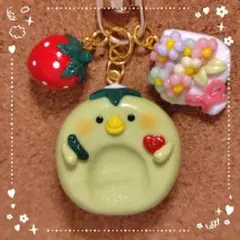ウォーリーストーン☆かぱちぃ　　ハンドメイド かっぱ お守り