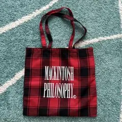 MACKINTOSH PHILOSOPHY トートバッグ レッドチェック