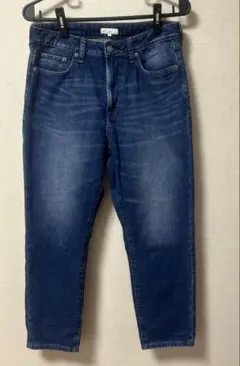 earth music and ecology ブルー　テーパード デニム　L