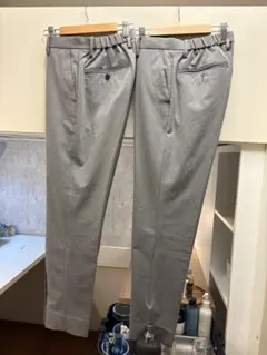 美品 2本 通年モデル576829 URBAN SLACKS グレー Sサイズのサムネイル