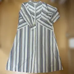 URBAN RESEARCH DOORS ・ストライプシャツワンピース