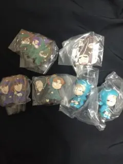 忍たま　乱太郎　6点セット　ラバー　肩ズン　雑渡　伊作　利吉　不破雷蔵　鉢屋三郎