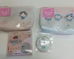 忍たま乱太郎 フリューくじ 桜もちぴこの段・ボーチ賞・缶バッチ賞・ステッカー賞