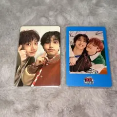 SKZ TOY WORLD Bang Chan Han フォトカード2枚セット