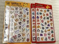 韓国限定　公式ポケモン 立体シール4枚set ボンボンドロップシール　ピカチュウ