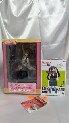 けいおん プレミアム フィギュア 平沢唯 DXフィギュア 中野梓 キーホルダー
