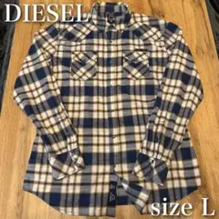 DIESEL CO. チェック柄ネルシャツ