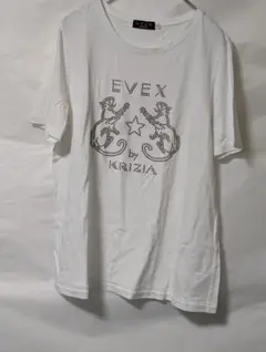 EVEX by KRIZIA ラインストーン Tシャツ ホワイト 42のサムネイル
