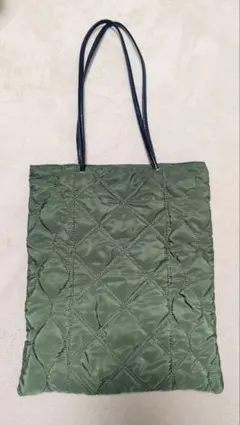 キルティング縦長トートバッグ