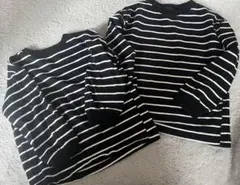 PAIR MANON ストライプ ボーダー　長袖カットソー 110 120 薄手