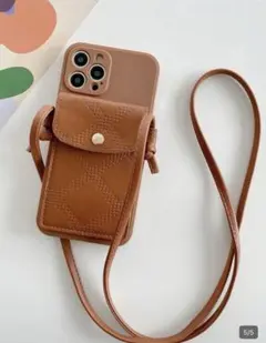 カードポケット付きスマホショルダーケース　12Pro