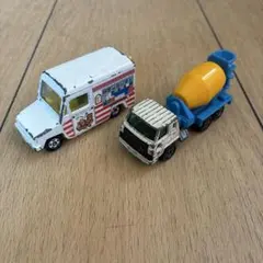 トミカ 2台セット アイスクリームカー ミキサー車
