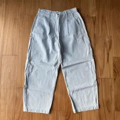 MONO-MART ライトブルー ワイドパンツ M